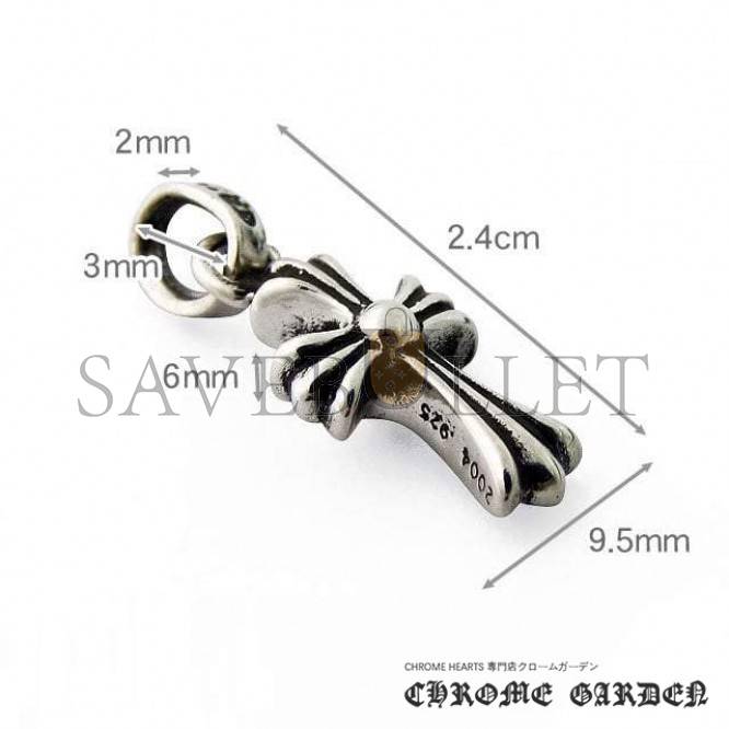 Ch**me He**ts small cross charm(pendant only)