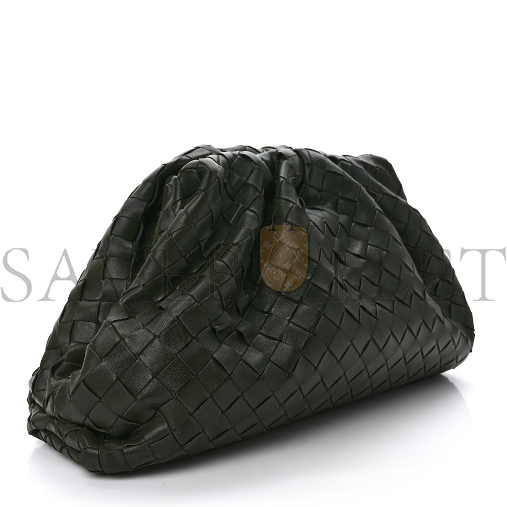 bo*te*ga Ve*ne*ta nappa maxi intrecciato the pouch oversized clutch camping (36*20*6cm)