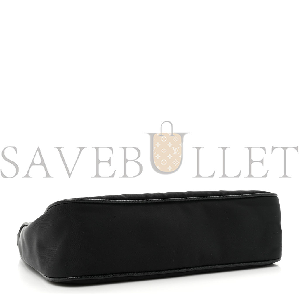 Pra*a nylon re-edition 2005 shoulder bag black (22*16*6cm)