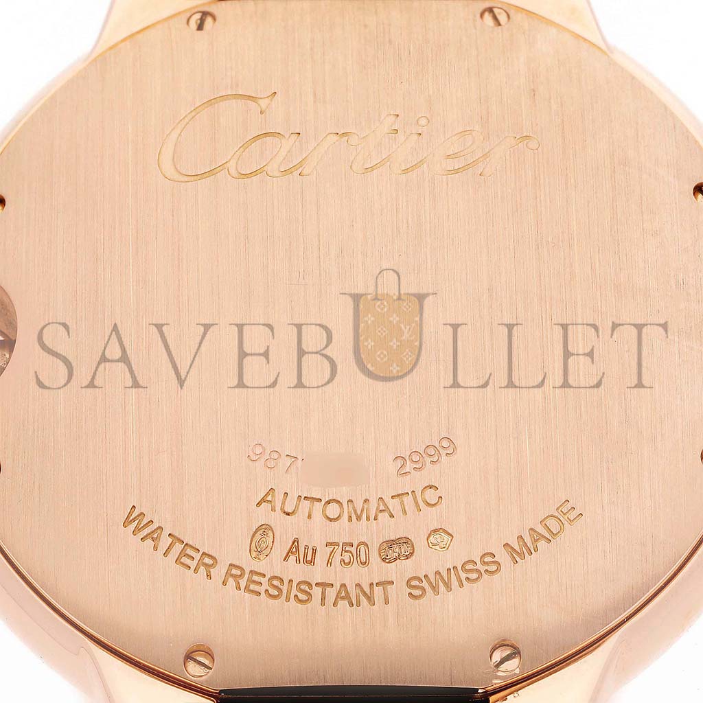 ca*t*er ballon bleu 42 rose gold Di*m*nd mens watch we900851