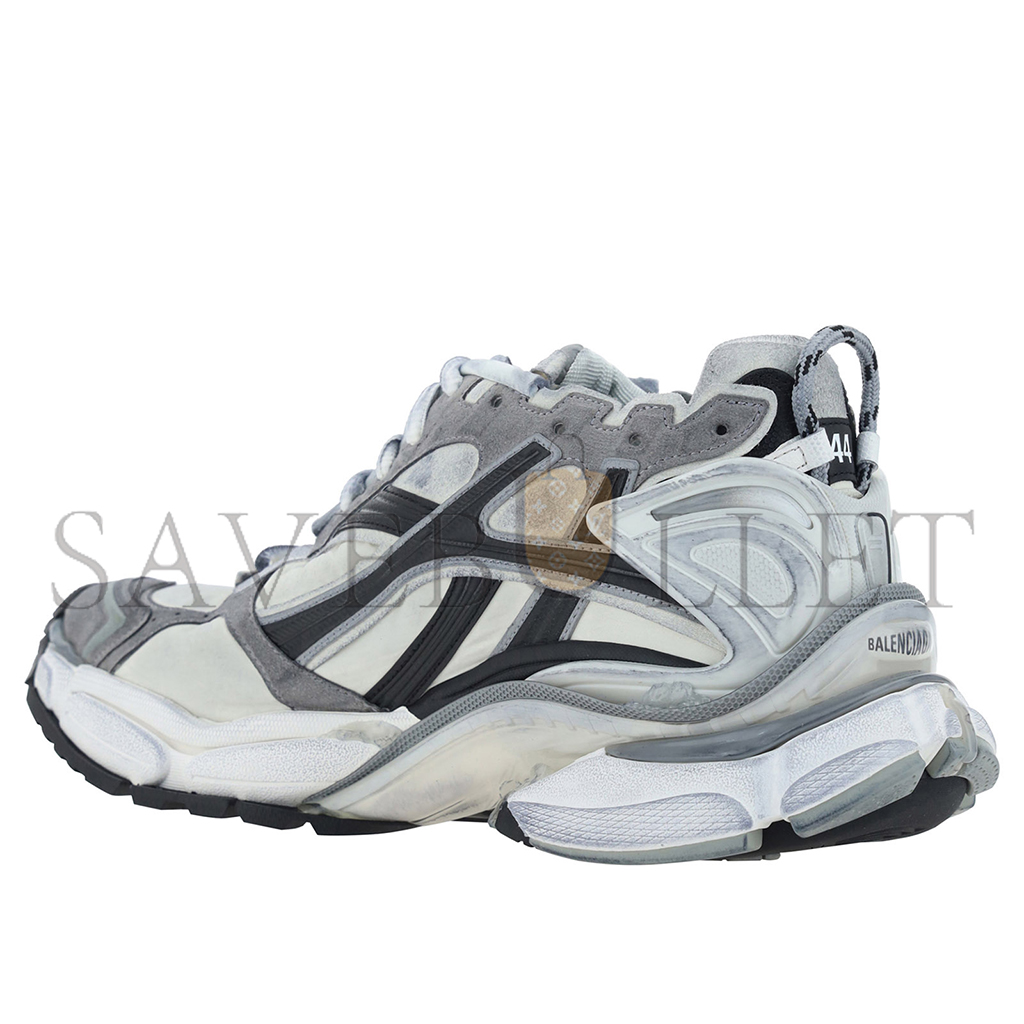 Ba*len*cia*ga runner sneaker worn out grey white black 772774w3rny9012
