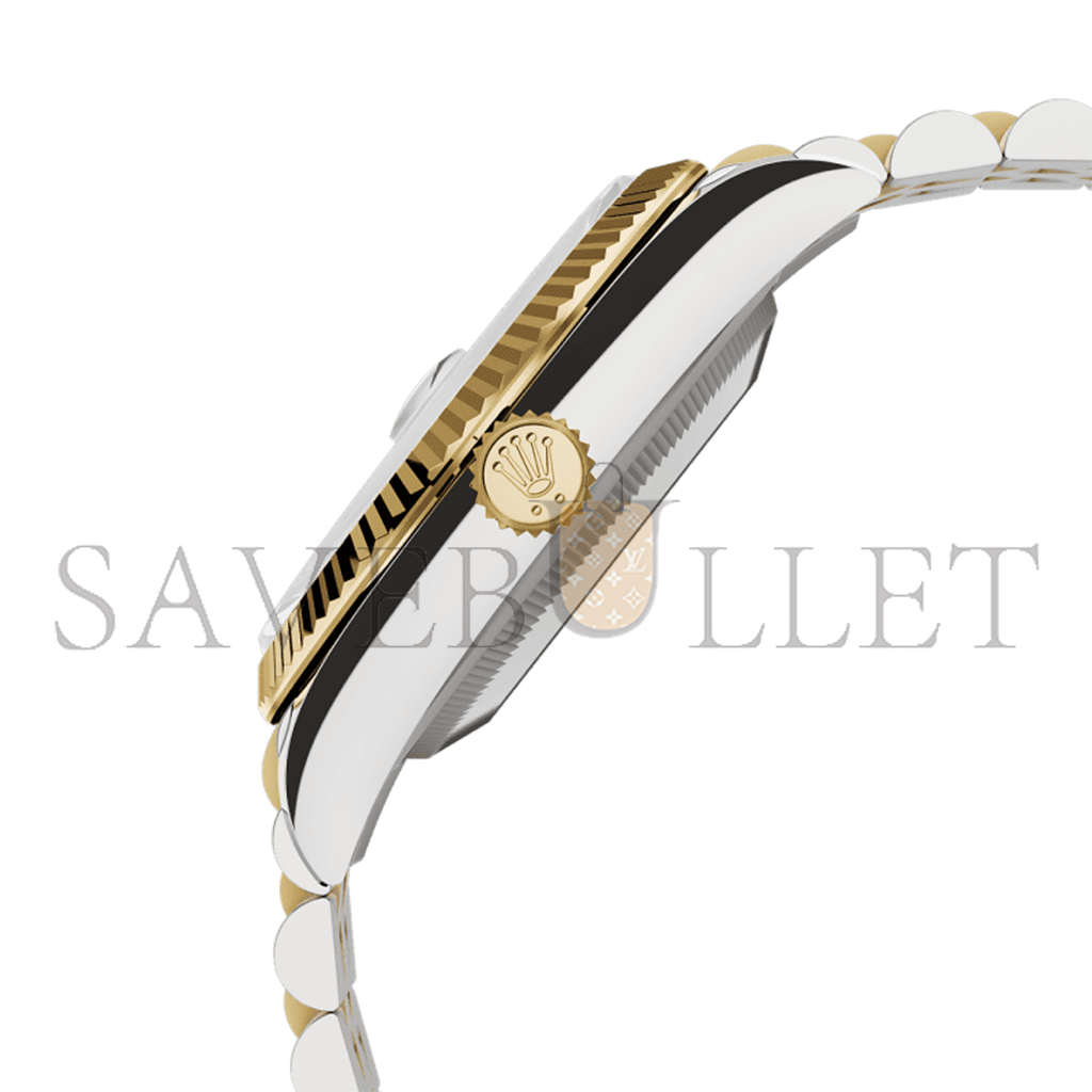 R*l*x datejust 36 oyster, 36 mm, oystersteel and yellow gold watch 126233