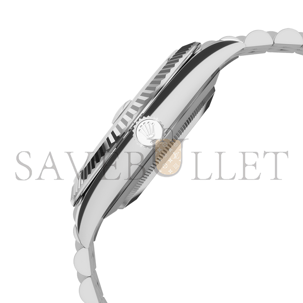 R*l*x datejust 41 oyster, 41 mm, oystersteel and white gold watch 126334-0022