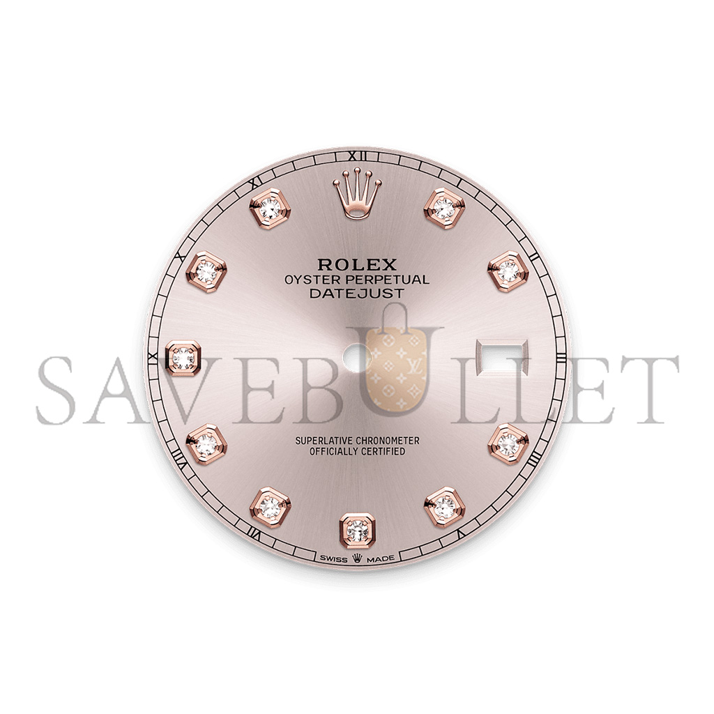 R*l*x datejust 41 oyster, 41 mm, oystersteel and everose gold watch 126331-0008