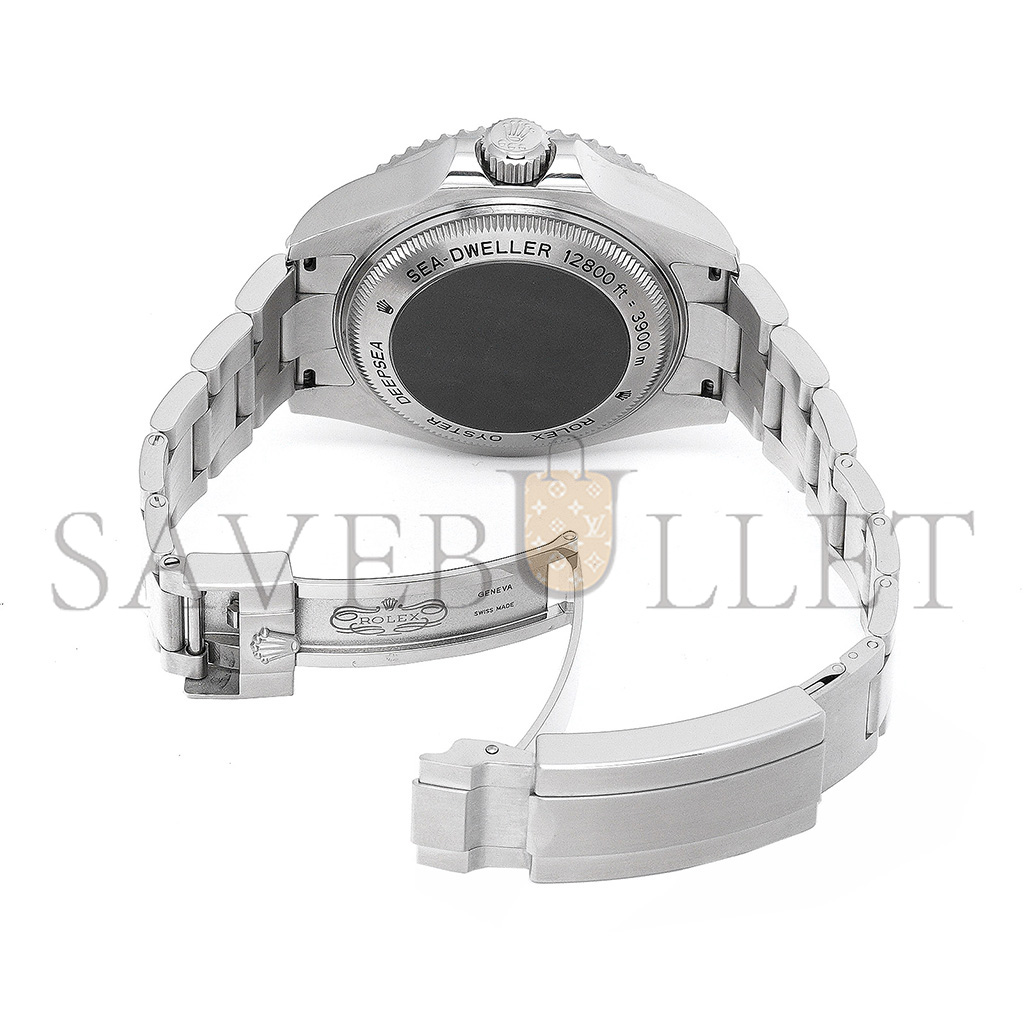 r*l*x sea-dweller 44 stainless steel black F**e watch 116660-0001