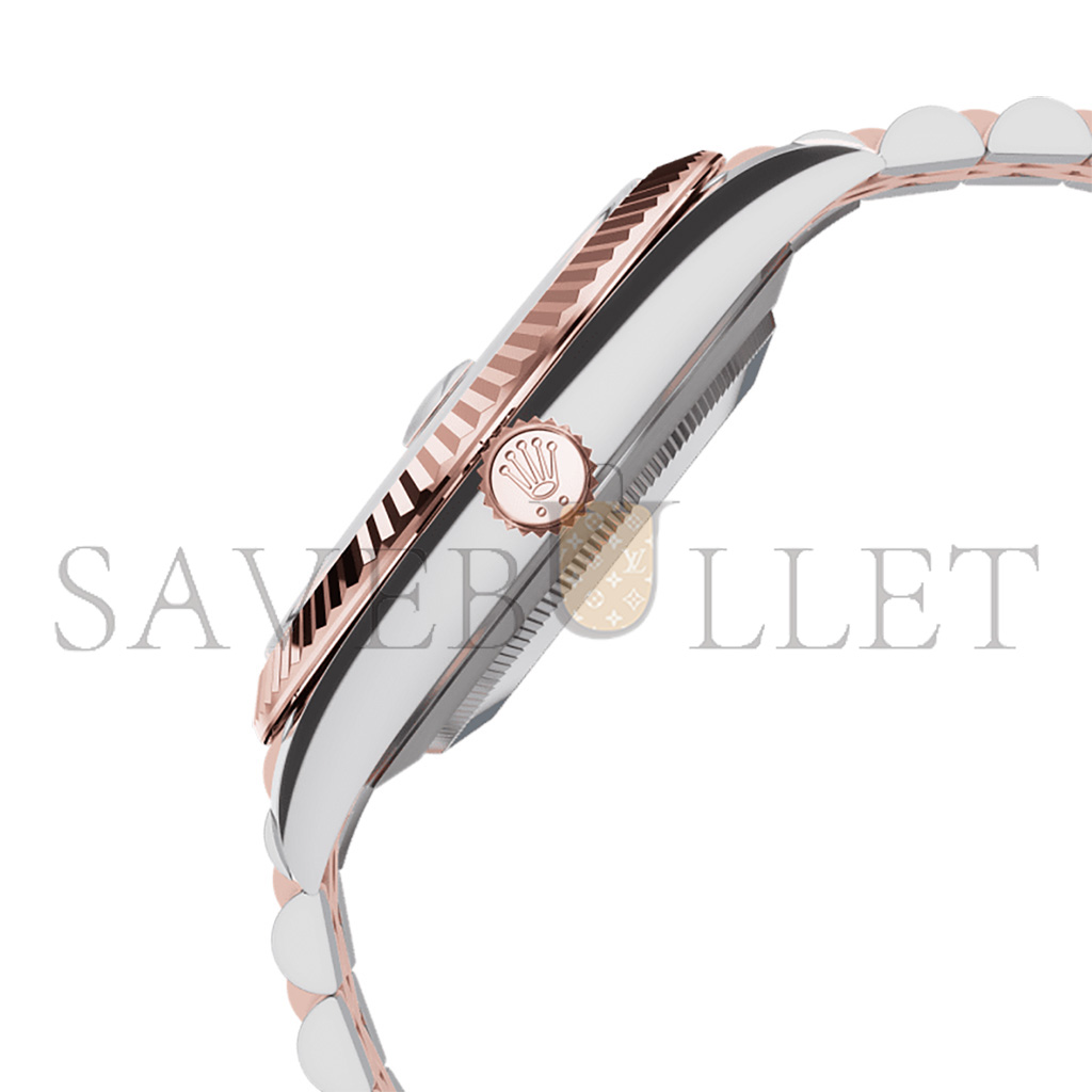 R*l*x datejust 41 oyster, 41 mm, oystersteel and everose gold watch 126331-0010