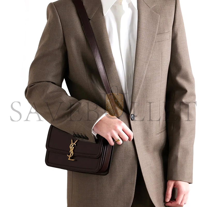 y*l solferino medium satchel in box Sa**t Lau*nt 7110390sx0w2877 (23*16*6cm)