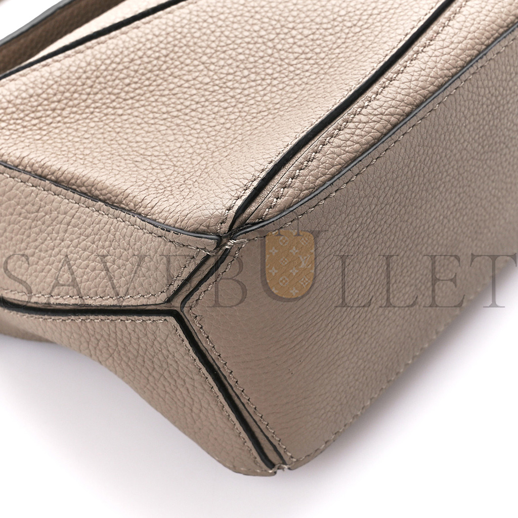 l*ew* calfskin mini puzzle bag sand mink (18*12.5*8cm)