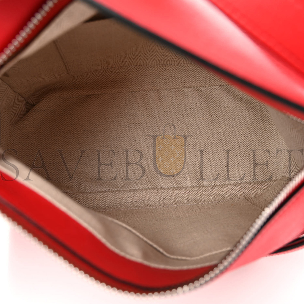 l*ew* calfskin small puzzle bag scarlet (24*16.5*10.5cm)