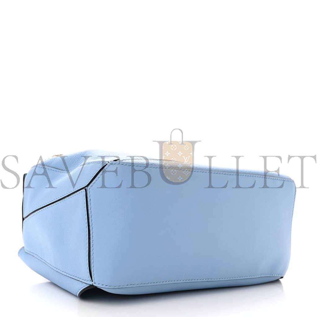 l*ew* calfskin small puzzle bumbag olympic blue (23*15*10cm)