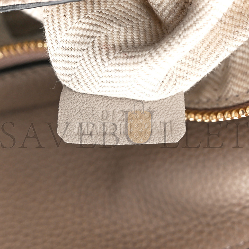 l*ew* calfskin mini puzzle bag sand mink (18*12.5*8cm)