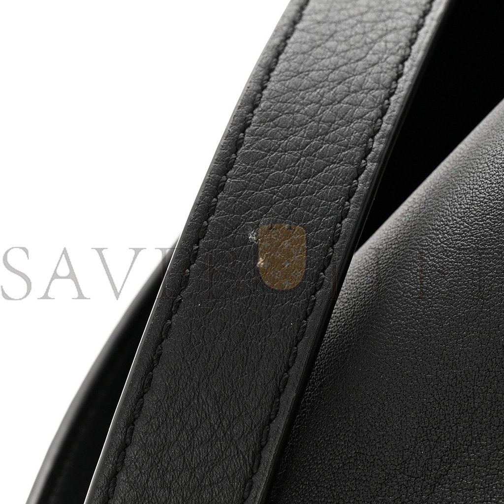 l*ew* calfskin small puzzle bag black (24*16.5*10.5cm)