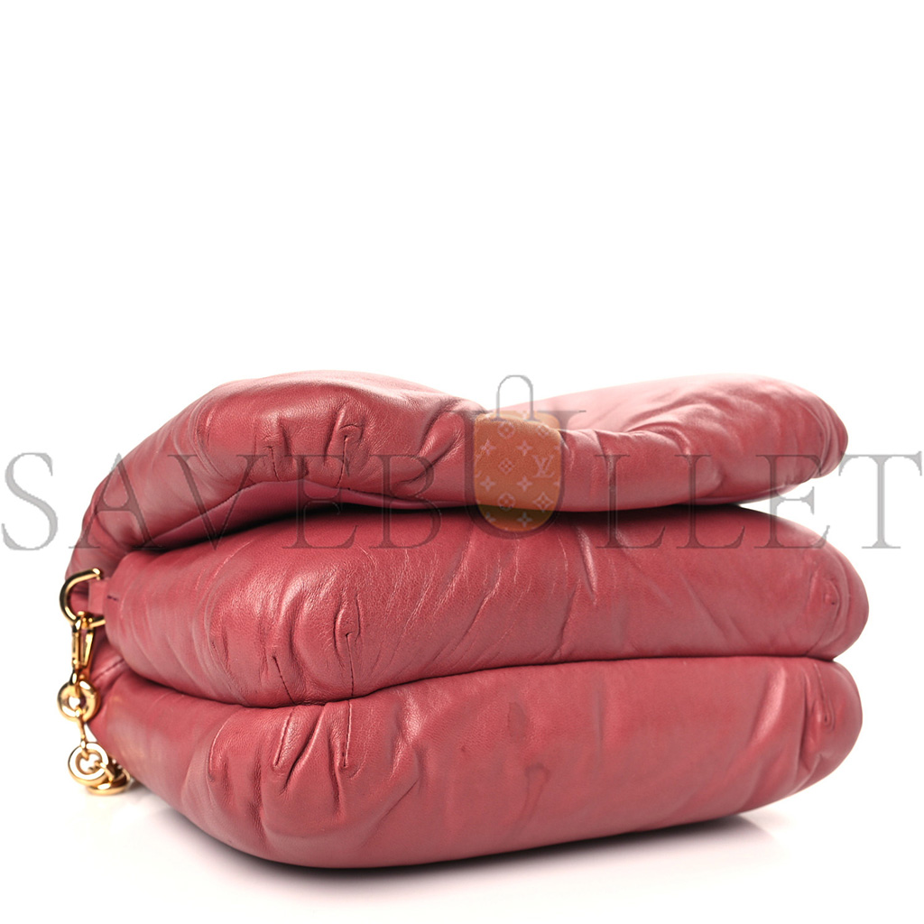 l*ew* lambskin goya puffer bag plumrose (23*18*10cm)