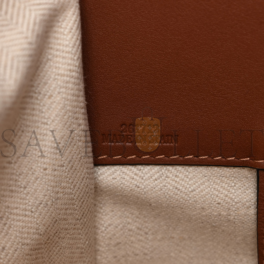 l*ew* grained calfskin small hammock shoulder bag tan (30*25*13.5cm)