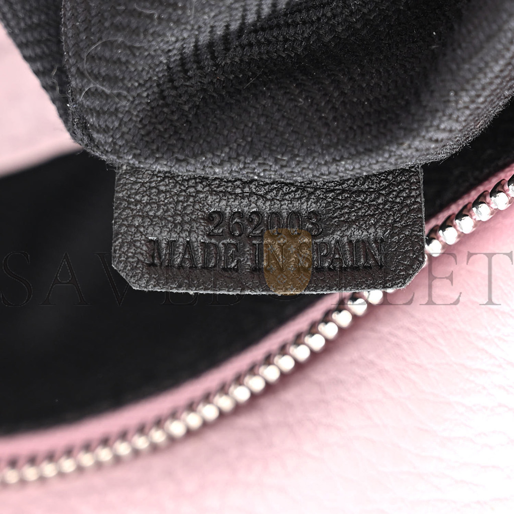 l*ew* calfskin mini puzzle bag icy pink (18*12.5*8cm)