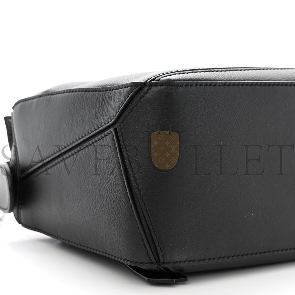 l*ew* calfskin small puzzle bag black (24*16.5*10.5cm)