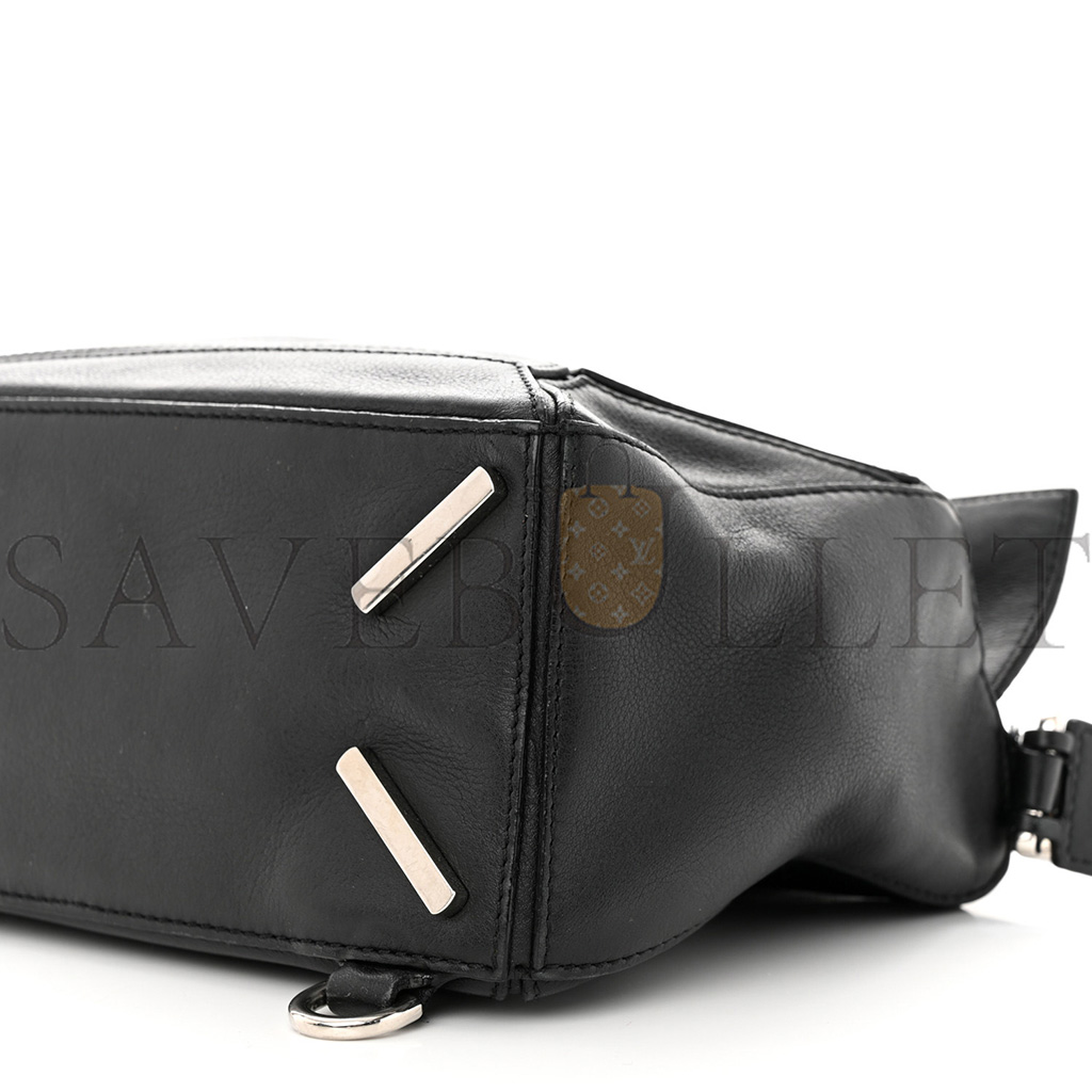 l*ew* calfskin small puzzle bag black (24*16.5*10.5cm)