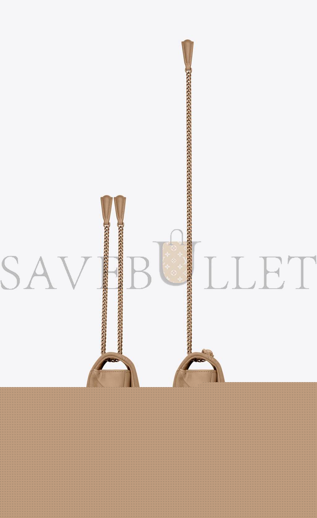 Y*L jamie medium chain bag in lambskin and suede 515821copp72646 (25*15*7.5cm)