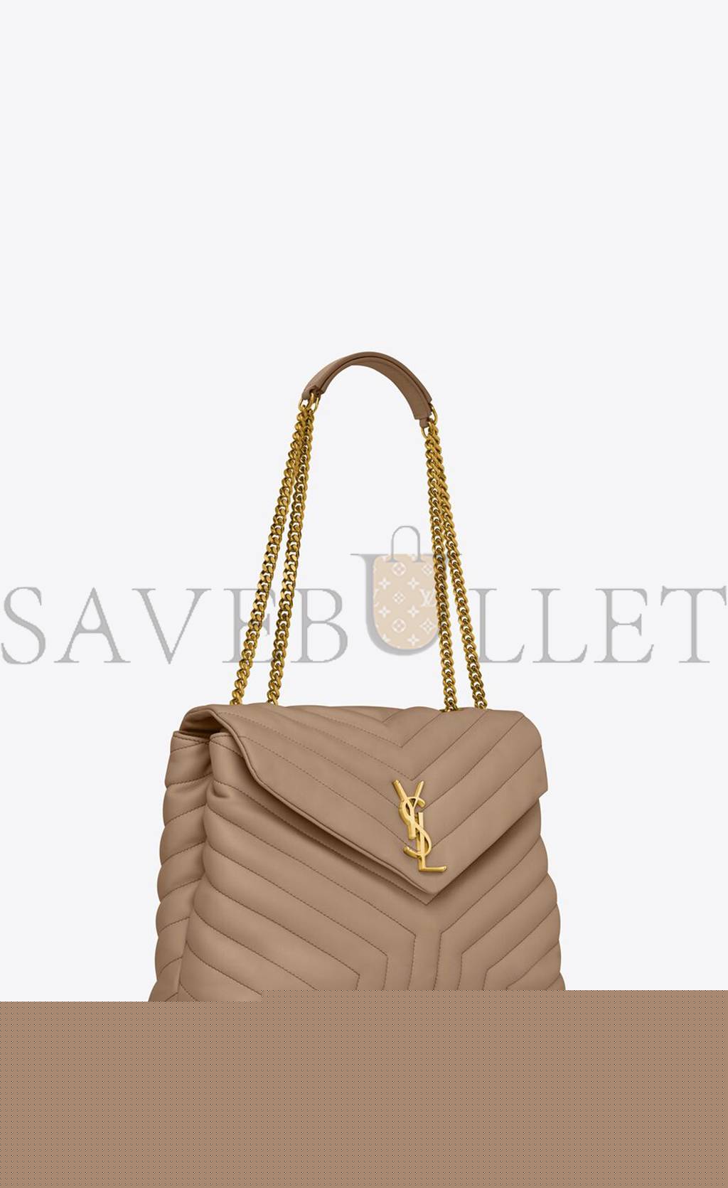 Y*L loulou medium chain bag in quilted leather 574946dv7272826 (32*22*12cm)