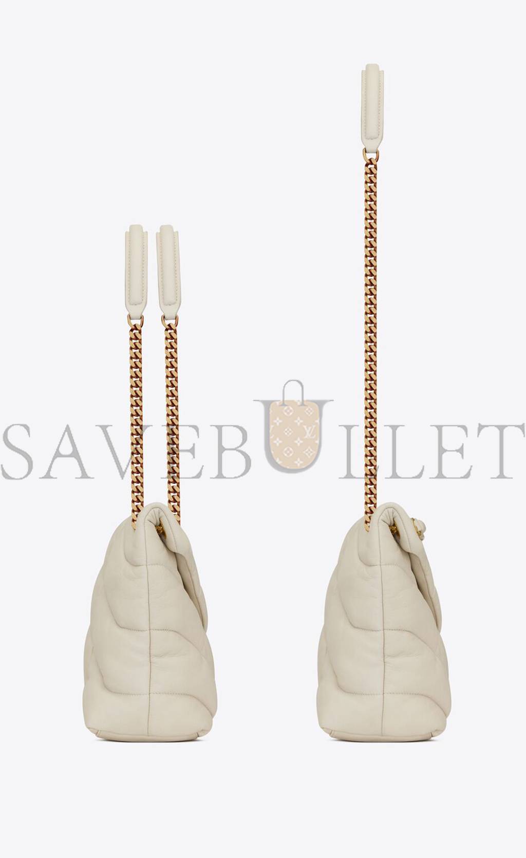 Y*L puffer medium chain bag in quilted lambskin 5774751el079207 (35*23*13.5cm)