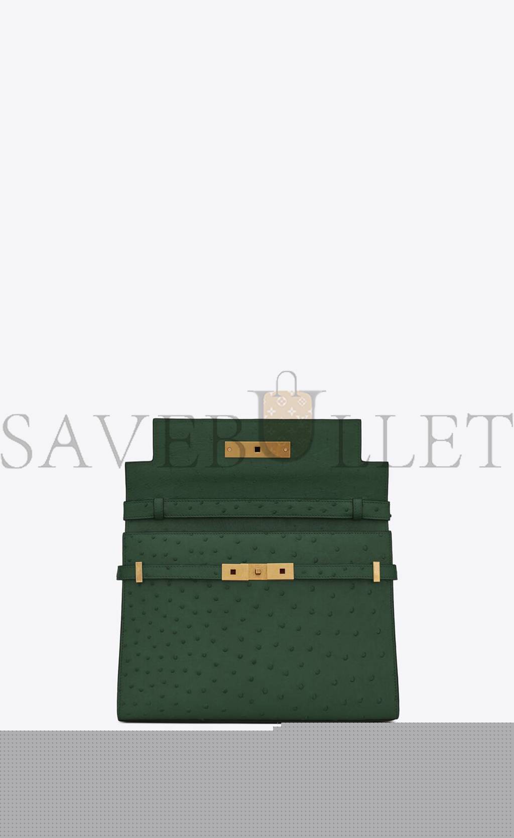 Y*L manhattan shoulder bag in ostrich 579271l3f0w3222 (29*20*7.5cm)