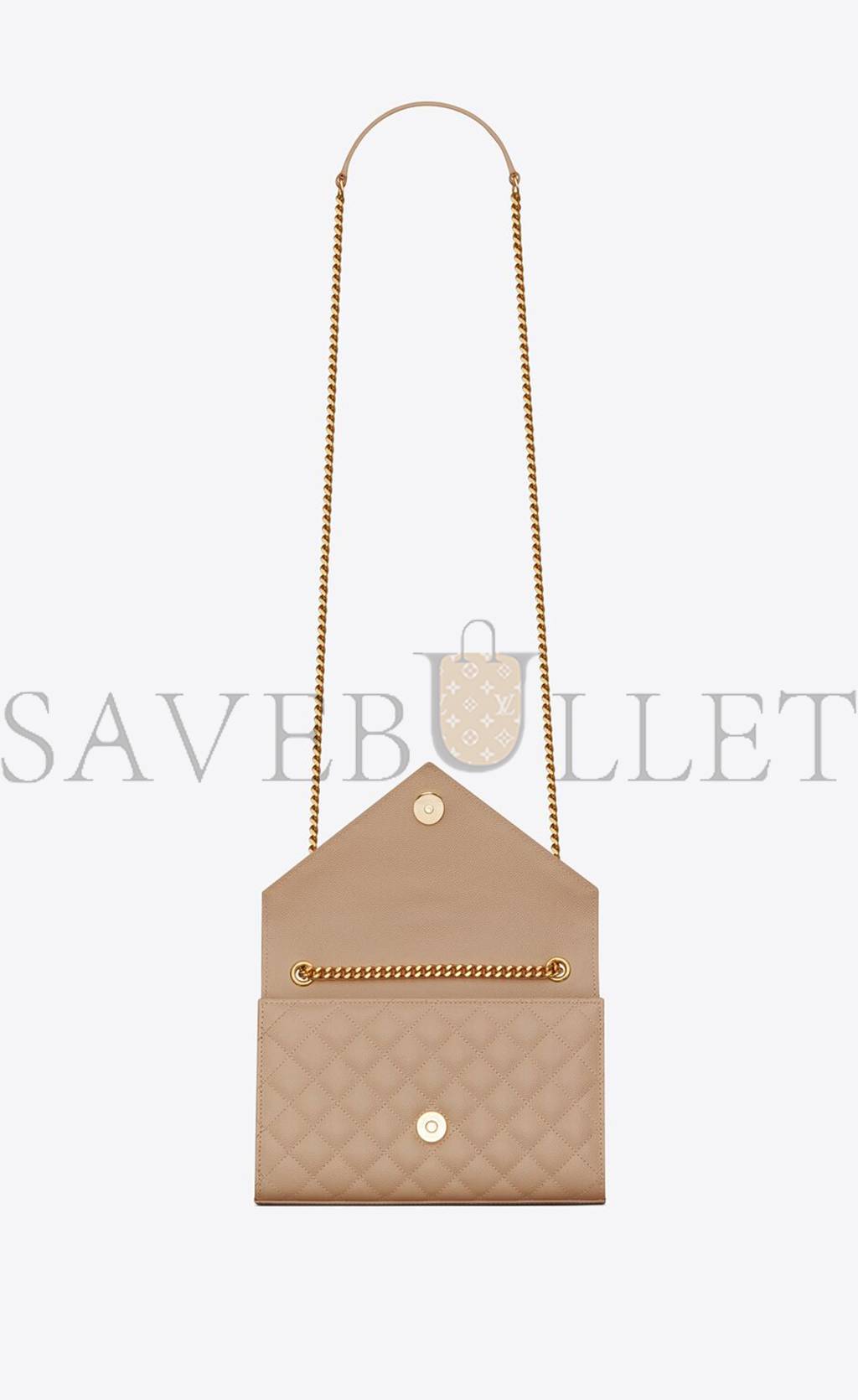 Y*L envelope small bag in mix matelassé grain de poudre embossed leather 600195bow912721 (21*13*6cm)