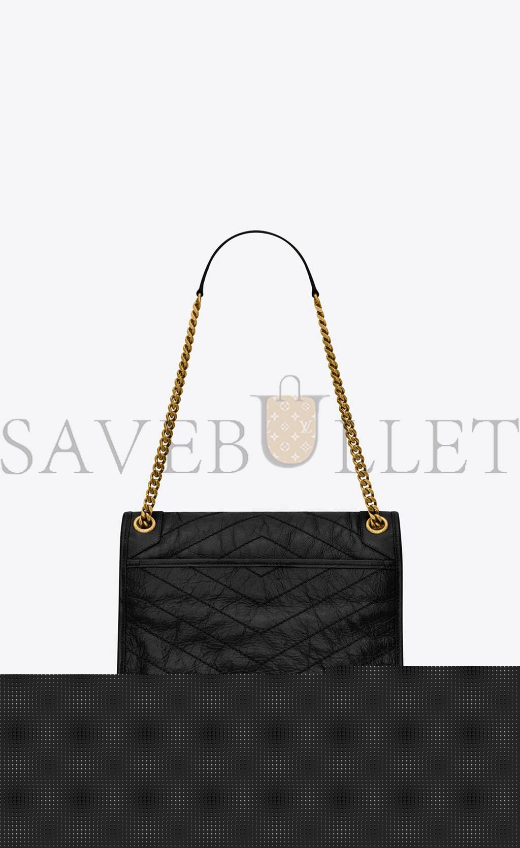 Y*L niki medium chain bag in crinkled vintage leather 6331580en071000 (28*20*8.5cm)