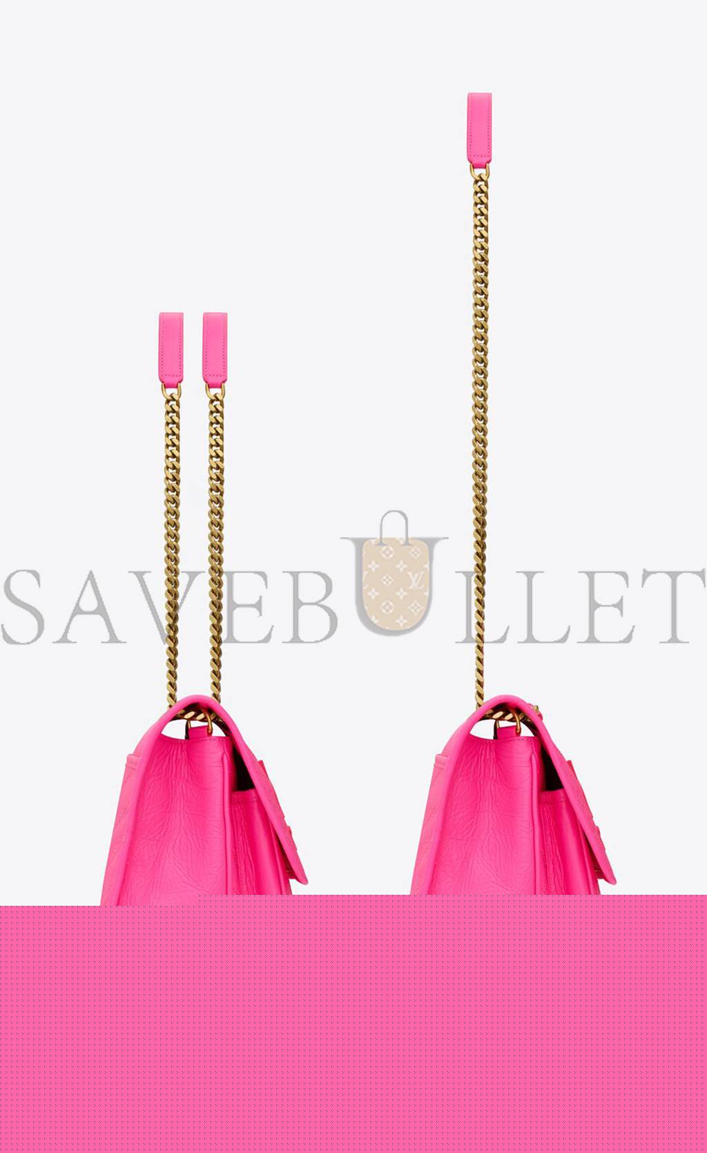 Y*L niki medium chain bag in crinkled lambskin 633158aaa6n5646 (28*20*8.5cm)