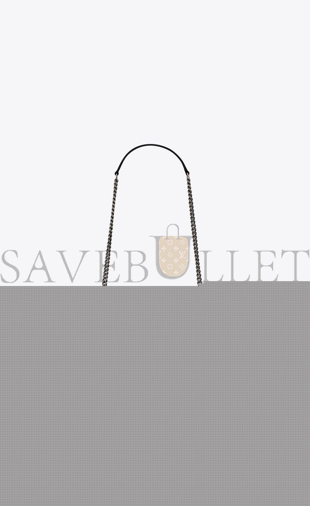 Y*L niki baby chain bag in crinkled vintage leather 6331600en041000 (21*16*7.5cm)