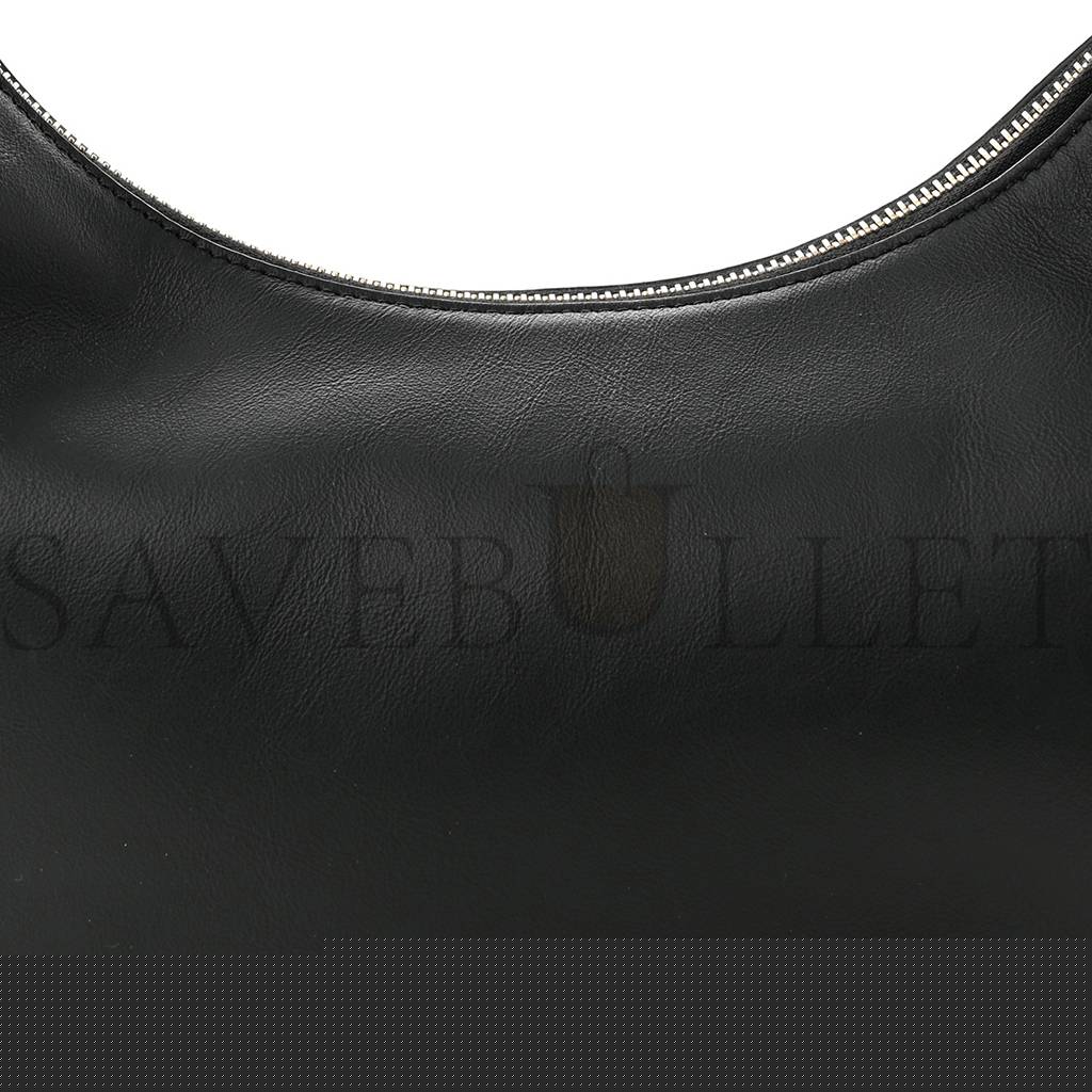 F**di vitello grace matte small F**digraphy hobo bag black (28*24*9cm)