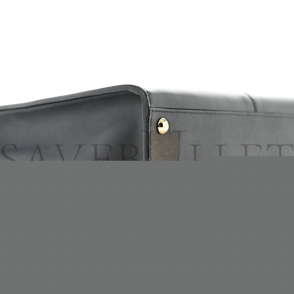 F**di vitello seta glazed fabric ff 1974 medium peekaboo x-lite black (29*25*14cm)