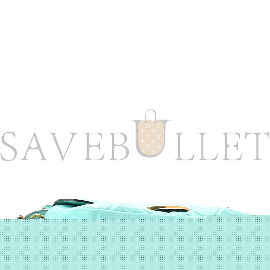 F**di nappa ff 1974 embossed baguette spring turquoise (25*15*5cm)